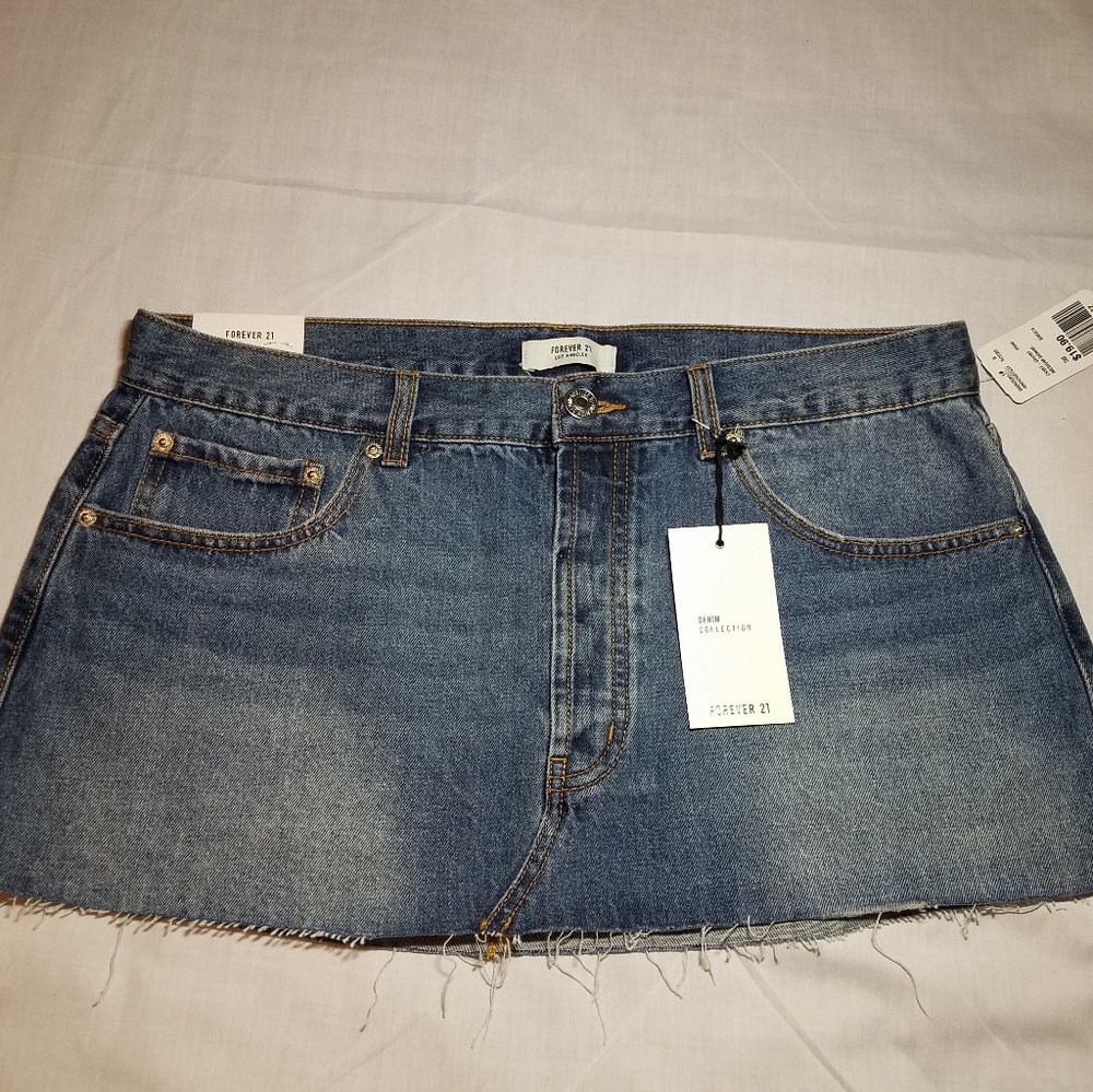 Forever 21 Denim Mini Skirt
